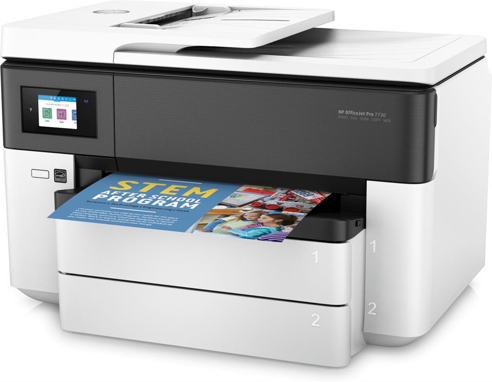 Мфу струйный hp officejet pro 7730 a3 цветной струйный обзор