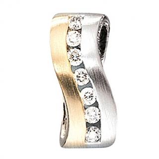 anhaenger-585-weissgold-gelbgold-bicolor-matt-7-diamanten-brillanten-2440512-1.jpg