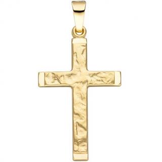 anhaenger-kreuz-585-gelbgold-gehaemmert-2432356-1.jpg