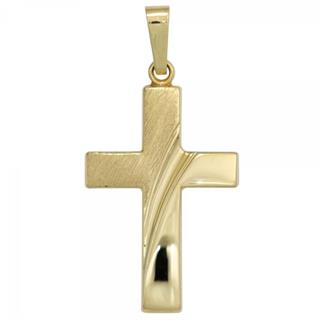 anhaenger-kreuz-585-gelbgold-teilmattiert-2439762-1.jpg