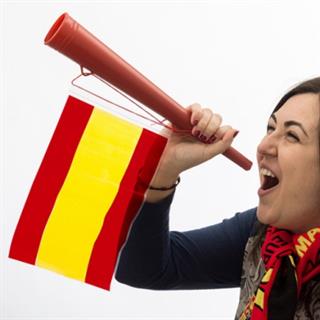 FUN FAN LINE - Packung x3 Kunststoff Vuvuzela Stadion/ungiftig Fußball  Horn. Zübehor für Fußball- und Sportfeiern. Sehr Lautes Lufthorn für  Animation. (Portugal) : : Spielzeug